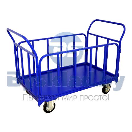 Тележка платформенная с трубчатыми бортами. ТБ